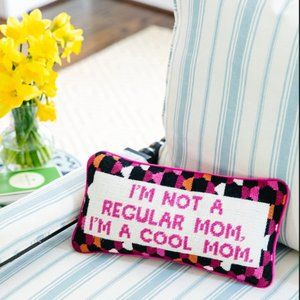 Cool Mom Needle Point Pillow